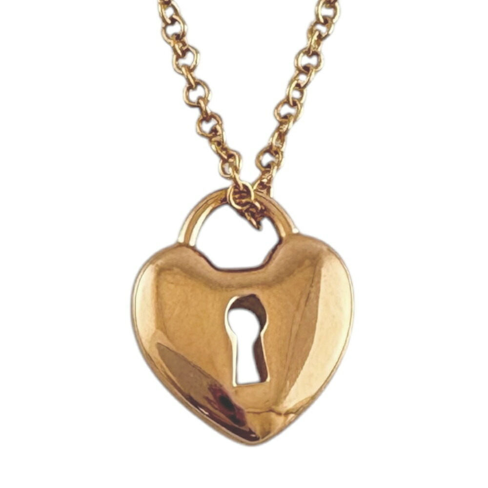Tiffany Heart Lock Necklace Gold